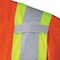 Pioneer Safety Shirt, Moisture wicking birdseye polyester, Hi-Vis Orange, L V1051150U-L - alternate 4